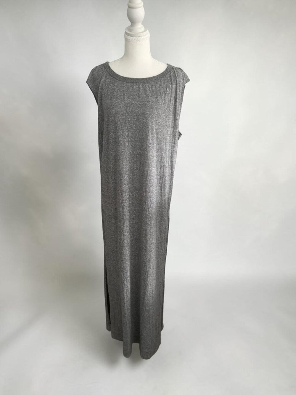 CURRENT ELLIOTT Gray Maxi Dress Size 3 / US Large